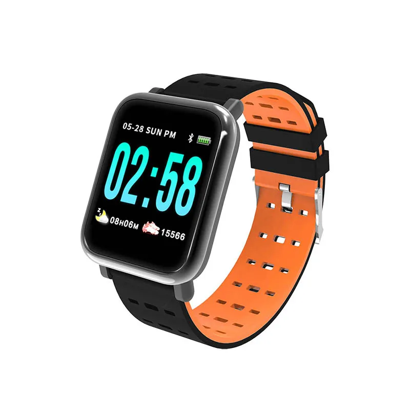 Смарт-браслет для измерения артериального давления цветной экран фитнес-счетчик