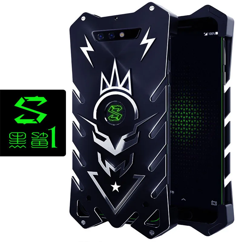 Zimon металлические армированные Чехлы для Mi Black Shark 2 Hleo серия алюминиевый чехол Xiaomi
