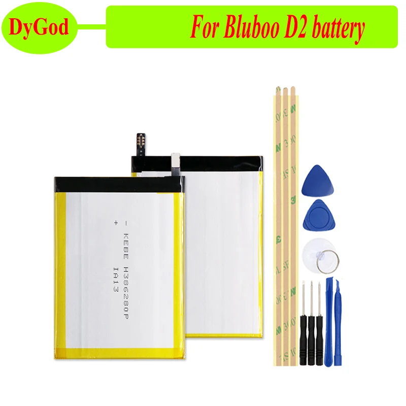 Аккумулятор DyGod 3300 мА · ч для смартфона Bluboo D2 с инструментами - купить по выгодной