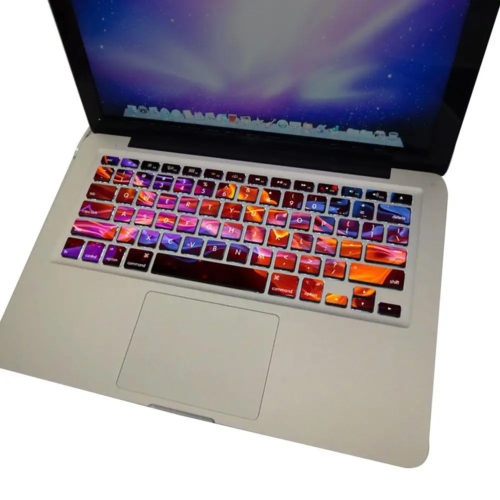 Galaxy Color Planet Клавиатура Наклейка чехол для MacBook 12/13 дюймов 15 Retina Европа | Компьютеры