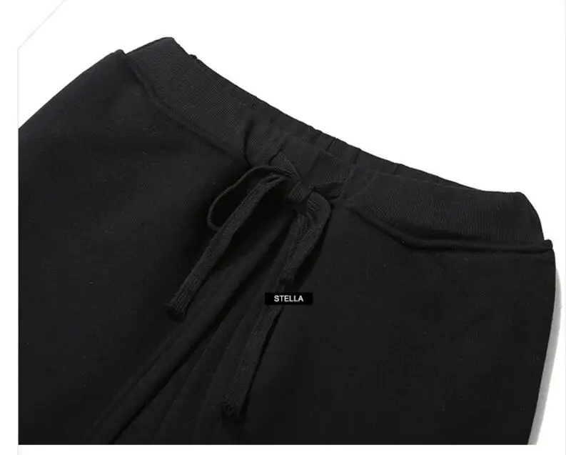 2018 women's fashion pants Europe two thick hannun feet slim female Elastic waist trousers black |