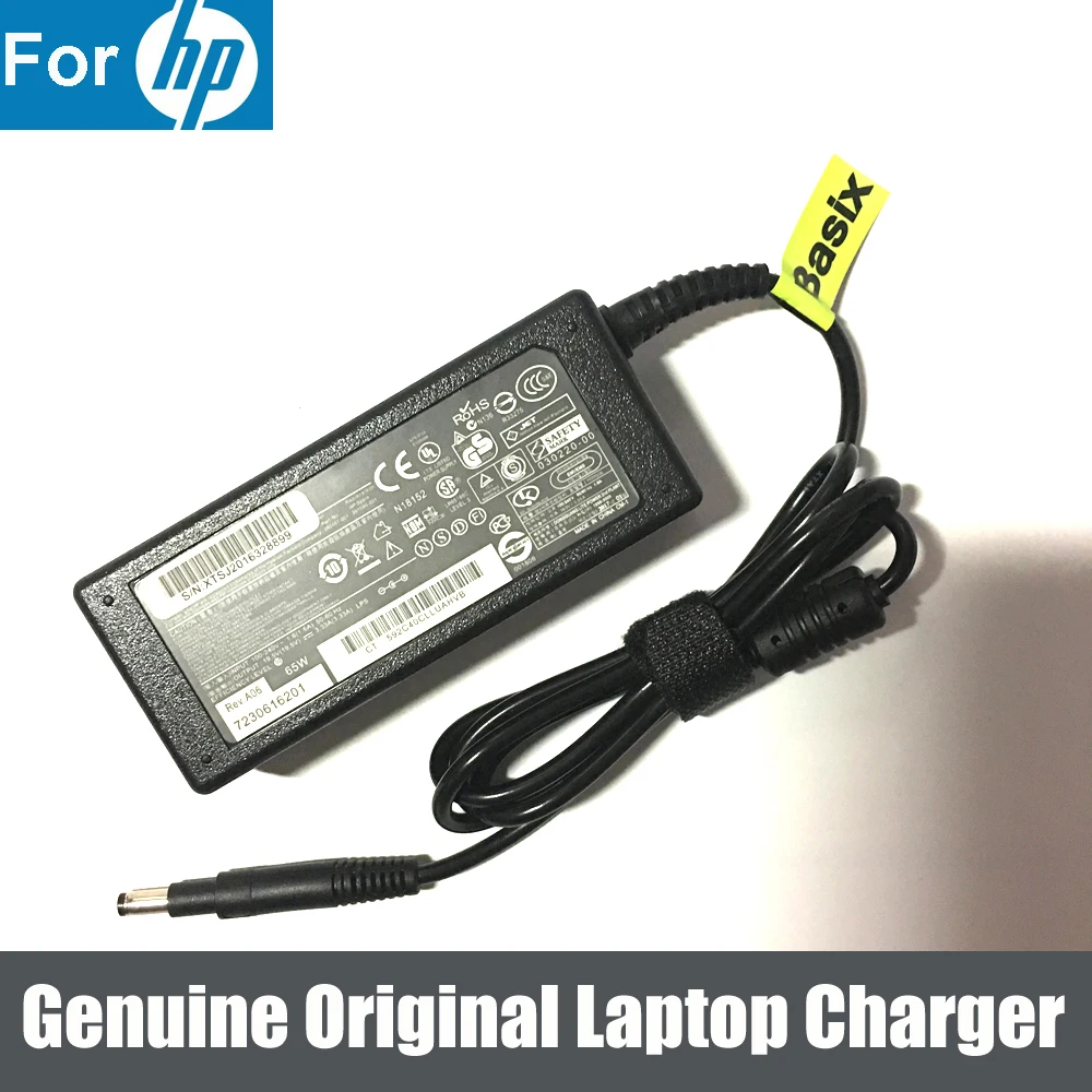 Подлинное 19 5 V 3.33A 65W AC адаптер питания зарядное устройство для HP Pavilion Touchsmart 14 B 15