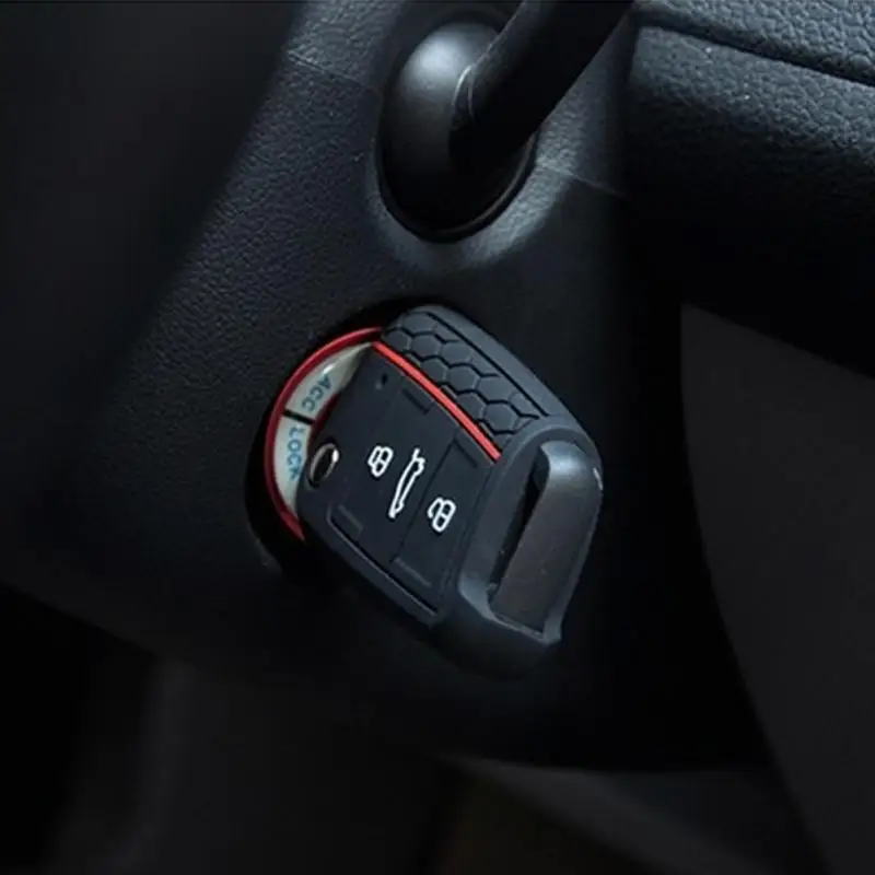 Новый Стильный чехол для автомобильного ключа мужчин и женщин силиконовый