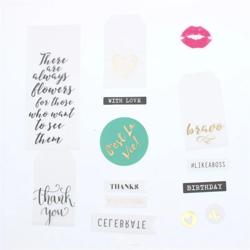 YPP CRAFT 38 шт. Hello Sunshine Vellum бумажные высечки для скрапбукинга Happy planner/Создание