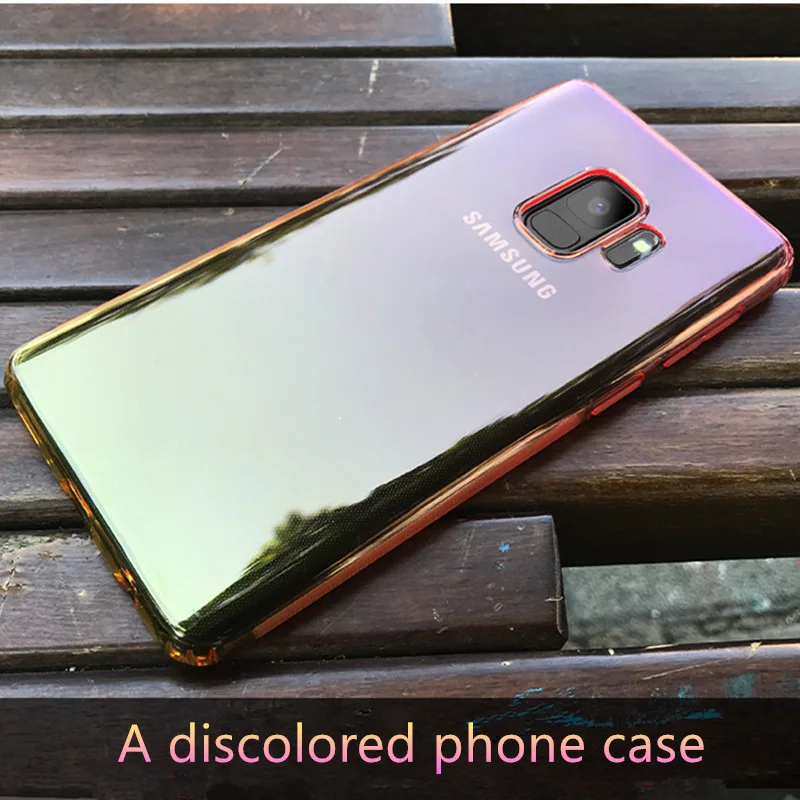 Чехол для Samsung Galaxy A3 A7 A5 A520 2017 S8 S9 + плюс Примечание 8 2018 край градиентного цвета из