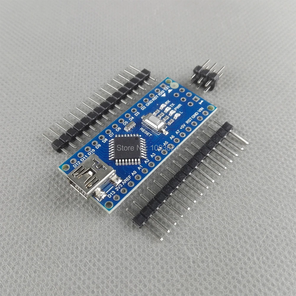 Контроллер Nano v3.0 50 шт./лот совместимый с arduino USB-драйвер nano CH340 без кабеля Thinary