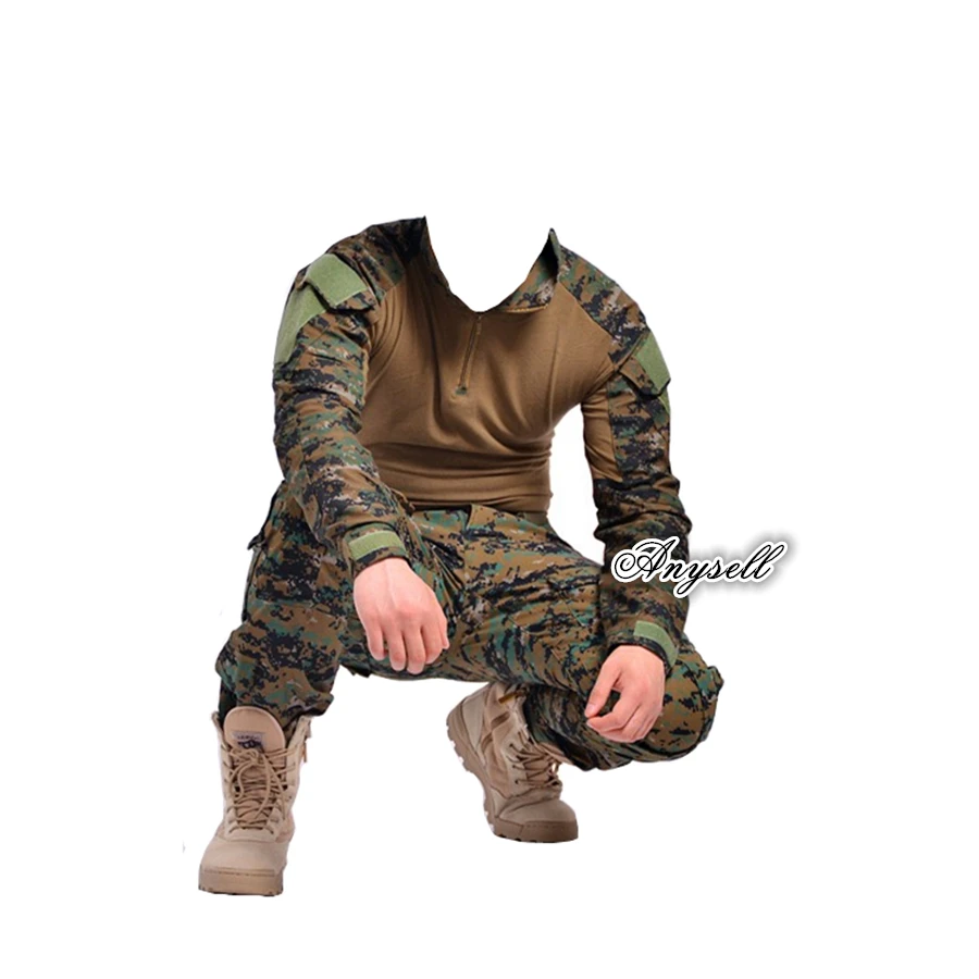 Тактический военная Униформа USMC лягушка II Ranger Inspire Airsoft Пейнтбол боевой форма