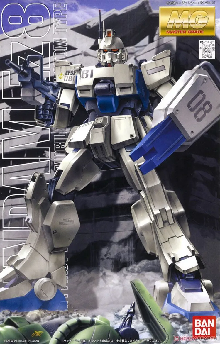 Bandai Gundam MG 1/100 Ez 8 RX 79 [г] Ez8 мобильный костюм сборки модель Наборы фигурки