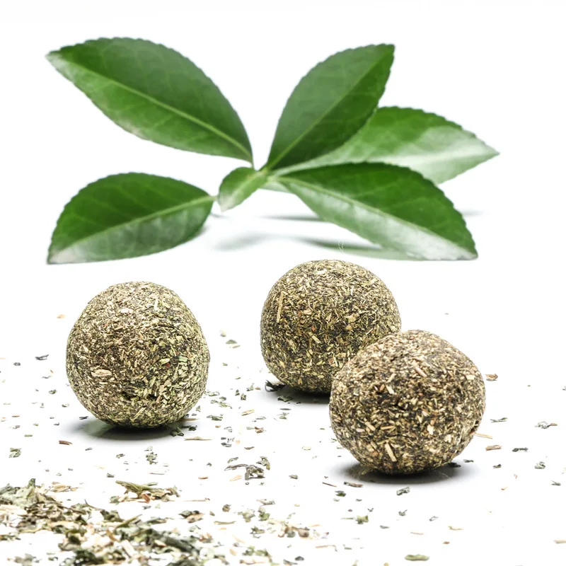 Pet Cat Natural Catnip Treat Ball Favor Home Chasing Toys Healthy Safe Edible Treating. | Дом и сад