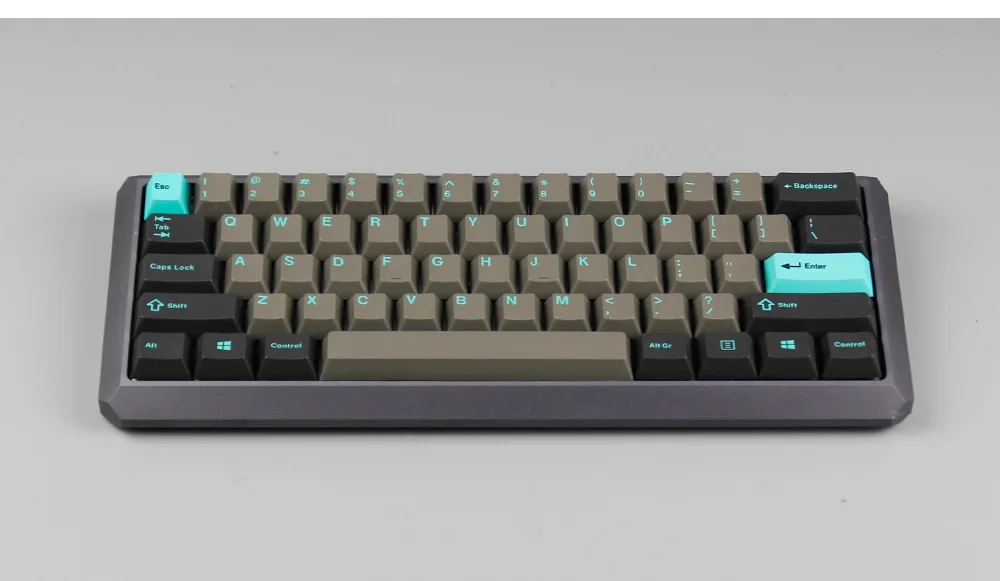 KBDfans 5 градусов 60% Клавиатура Алюминиевый Чехол gh60 чехол подходит gh60 покер dz60 xd60