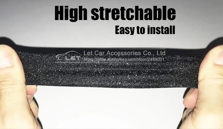 Автомобильный Стайлинг черные блестящие виниловые пленки с бриллиантами