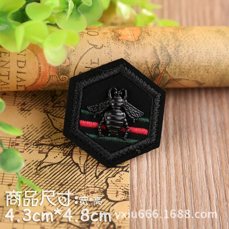 Нашивки из искусственной кожи черного цвета для военной вышивки, нашивки для одежды, нашивки для одежды, нашивки, Пришивные нарукавники - Color: 4