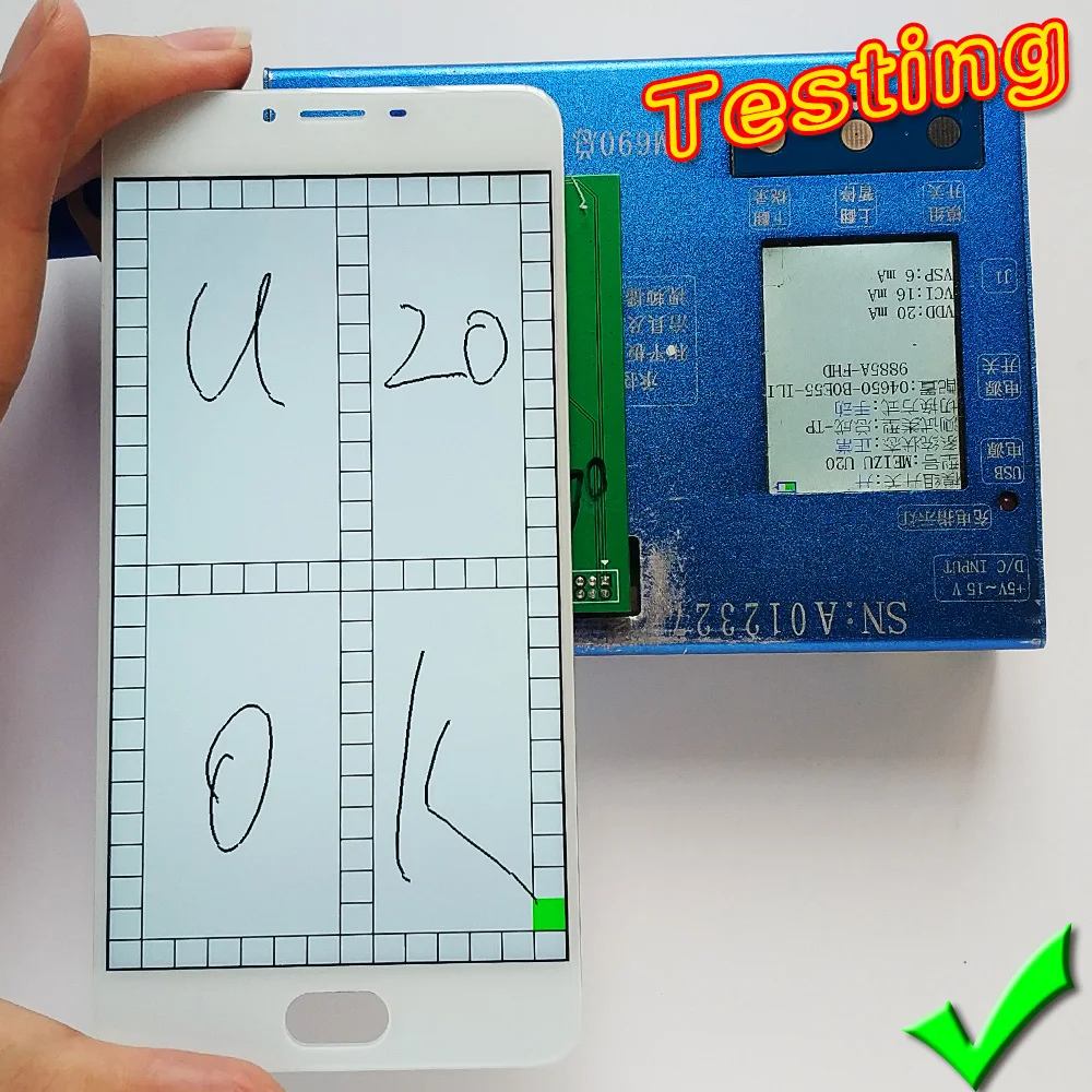 Fansu ips ЖК дисплей для Meizu U20 сенсорный экран 5 дюймов дигитайзер сборка 1920*1080 рамка с