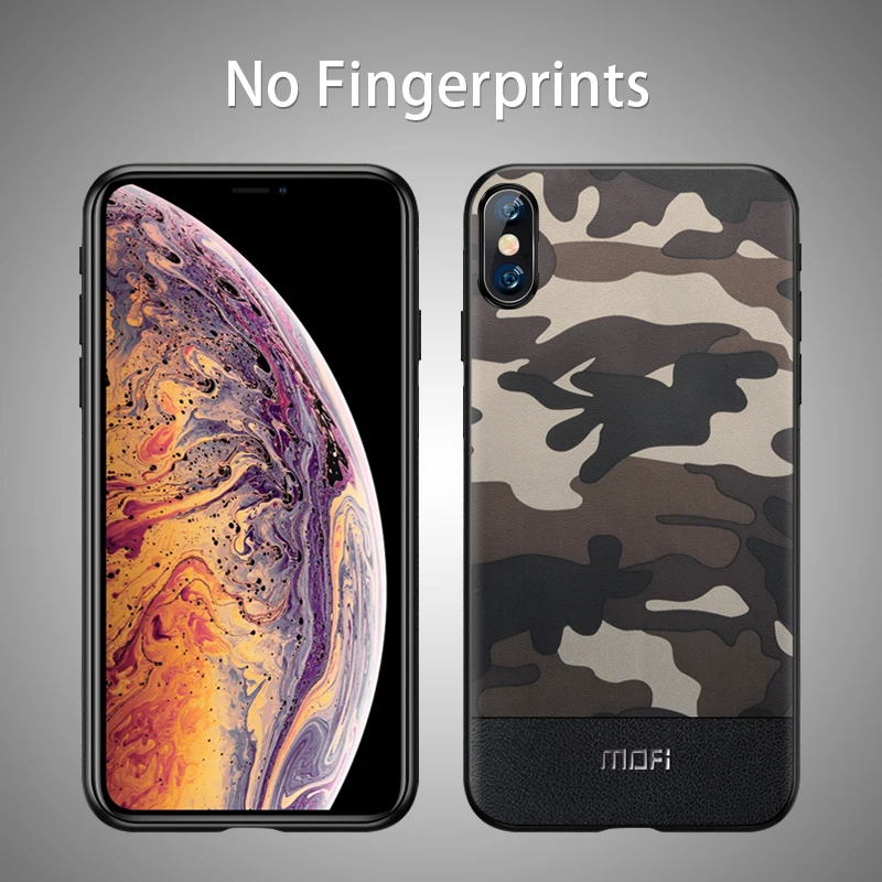 Чехол с камуфляжным рисунком для iPhone Xs облегающий чехол Противоударные Защитные