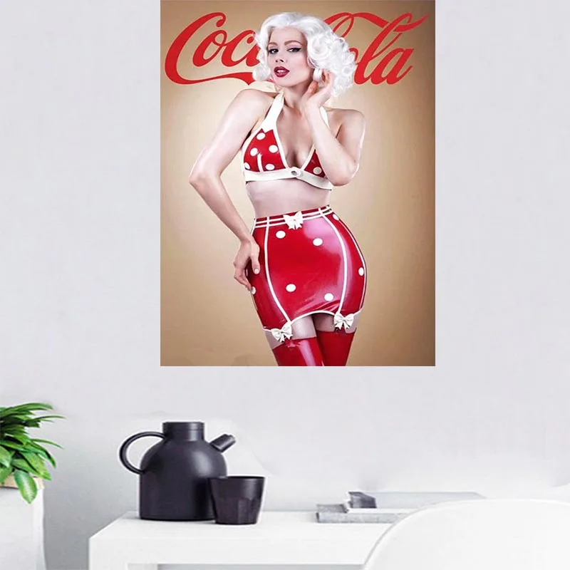 Le Fulan алмазная живопись 5D сделай сам Полный Круглый Cola сексуальная фигура Танцы