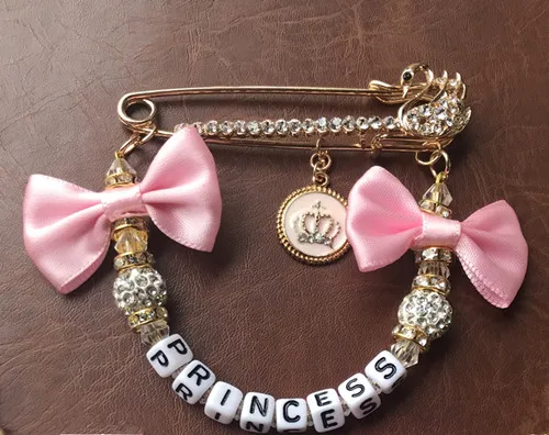MIYOCAR Пользовательские Bling Стразы Лук розовый держатель с зажимом для соски-пустышки соски зажимы держатель и детская коляска цепочка коляска набор игрушек - Цвет: only stroller chain