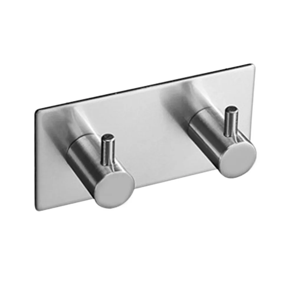 5 шт. наклейка клейкий крючок 304 нержавеющая сталь настенная верхняя одежда