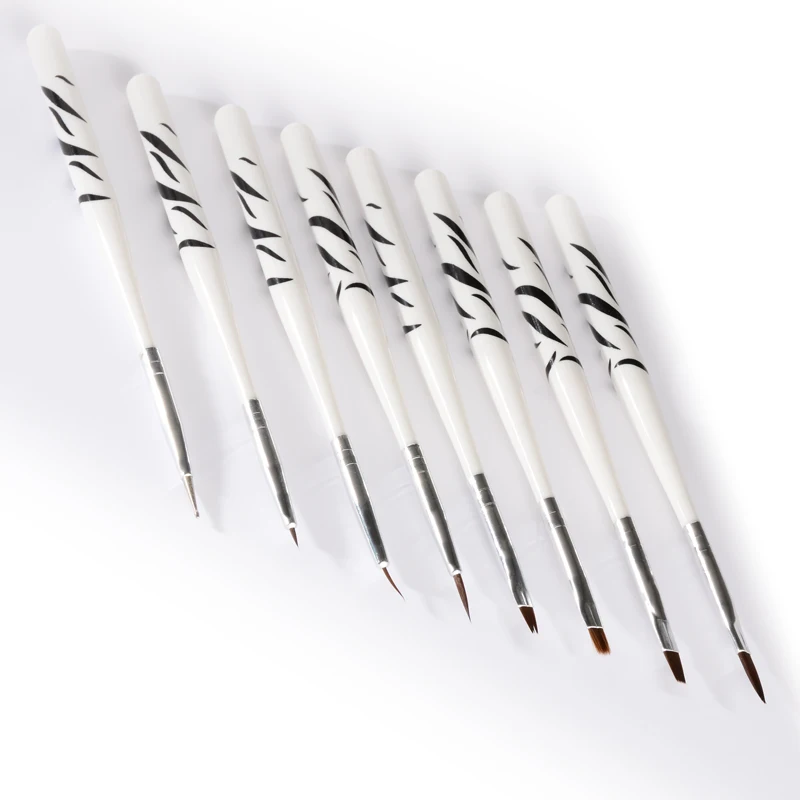 Набор кистей для дизайна ногтей набор УФ геля 8 шт./компл.|nail art brush set|art setnail |