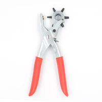 multifunction metal hole punch plier revolving leather manual punch round hole punch tool set household leather belt puncher