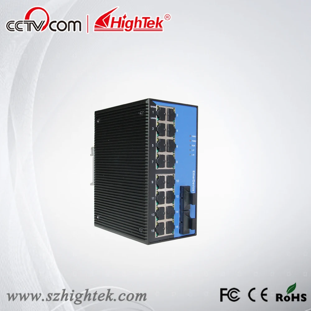 Hightek hk-86216 ООН управления промышленных 2 порт Оптическое волокно и 16 портов