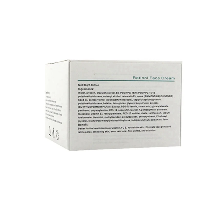 Retinol 2.5% крем для лица Анти Старение Отбеливание Увлажняющий уменьшает морщины