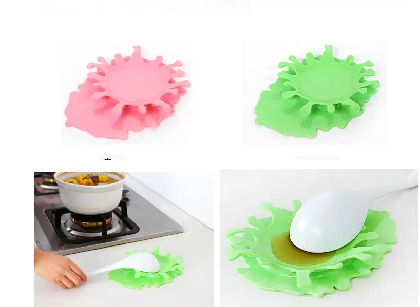 1 шт. подставка для ложки 4 цвета|spoon rest|spoon racksplash spoon rest |