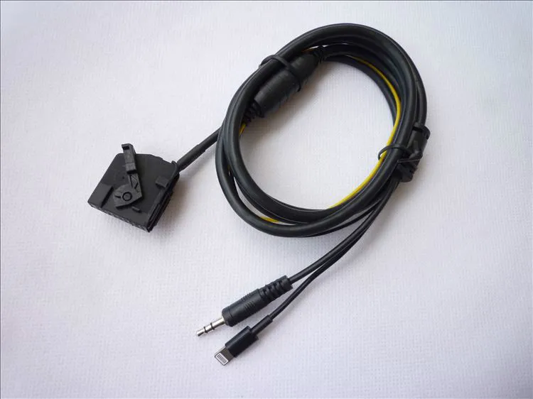 Автомобильный 3,5 мм AUX Входной адаптер аудио кабель для Benz Mercedes Command 2,0 Зарядка Micro USB адаптер Зарядка для iphone samsung LG - Название цвета: For Apple charging