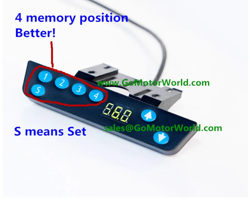 Электрический высоте Рабочий стол мини высота 623 мм Максимальная 1268 35 мм/сек.