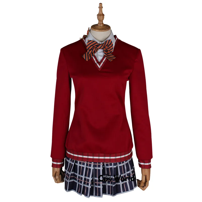 Костюмы для косплея Love Live Sunshine Aqours охара Мари из аниме красный лист клен |