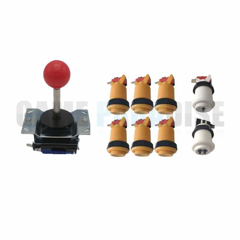 Джойстик с железной панелью и 8 кнопочными кнопками для Аркады DIY kit Multicade MAME Jamma Game