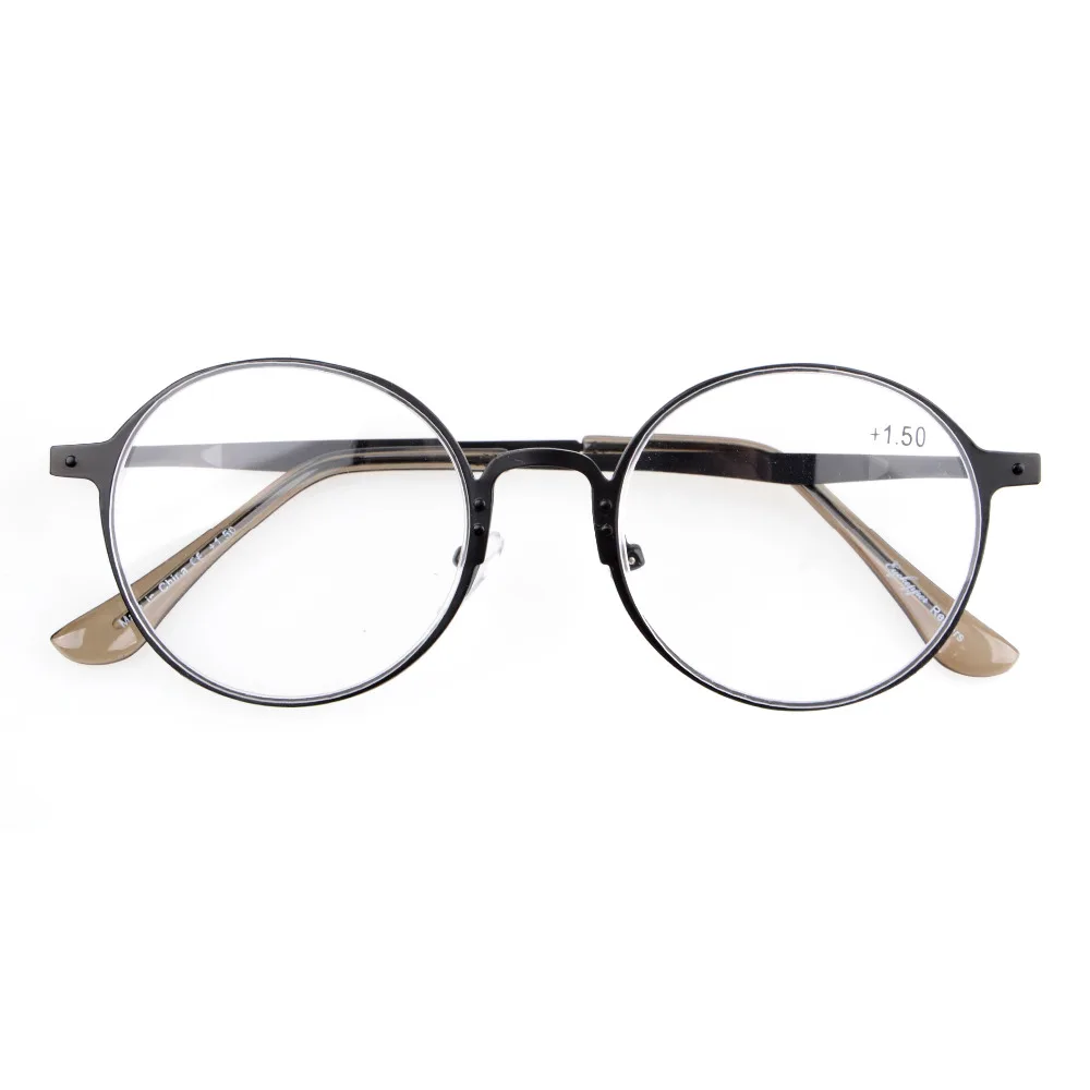 R15044 Eyekepper считыватели качество Весна Hings ретро круглые очки для чтения + 0 0/0 5/0 75/1/1
