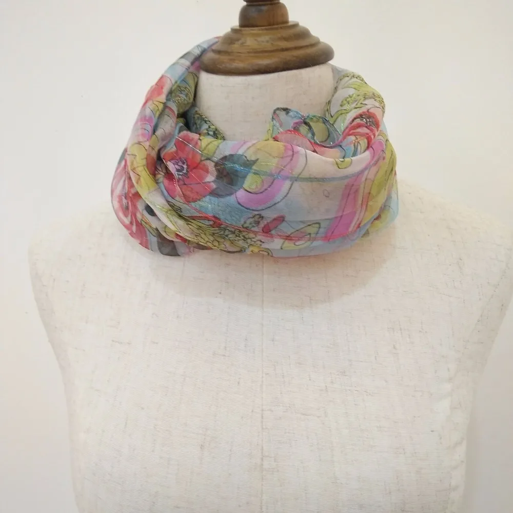 15212102TYY 100% silk and of High Quality Scarves |