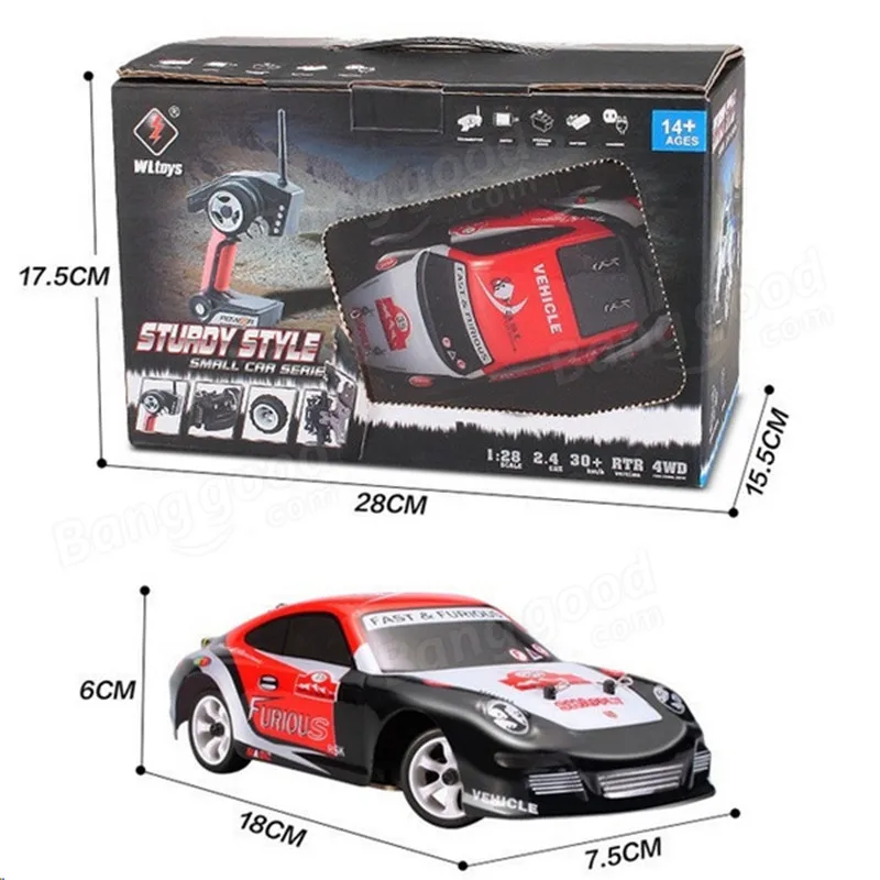 Wltoys K969 1/28 2 4G 4WD высококачественный Радиоуправляемый автомобиль дрейф | Игрушки и