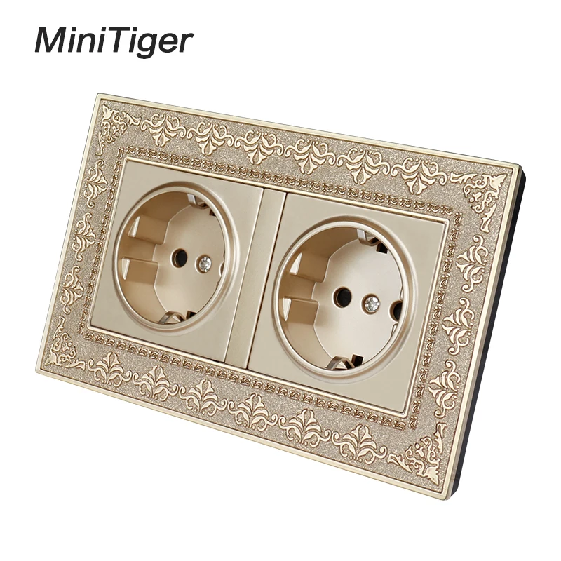 Minitiger 16A Россия Испания двойная фотография тиснение 4D ретро цинковый сплав