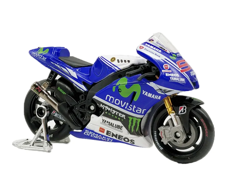 YZR 2014 No99 Maisto 1:18 Yamaha YZR-M1#99 Лоренцо литья под давлением модель мотогонок - Цвет: YZR 2014 No99