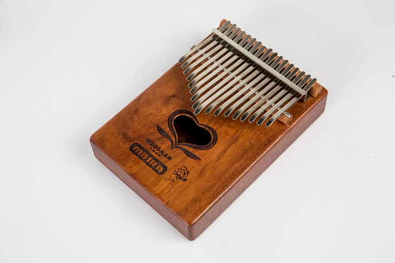 17 клавиш калимба с инструкцией Портативный игрушечное пианино mbira санза красного