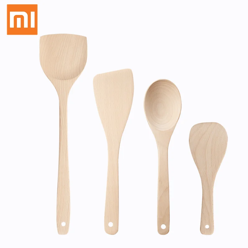 Набор для приготовления пищи Xiaomi Mijia 4 шт. кухонная утварь из полированного