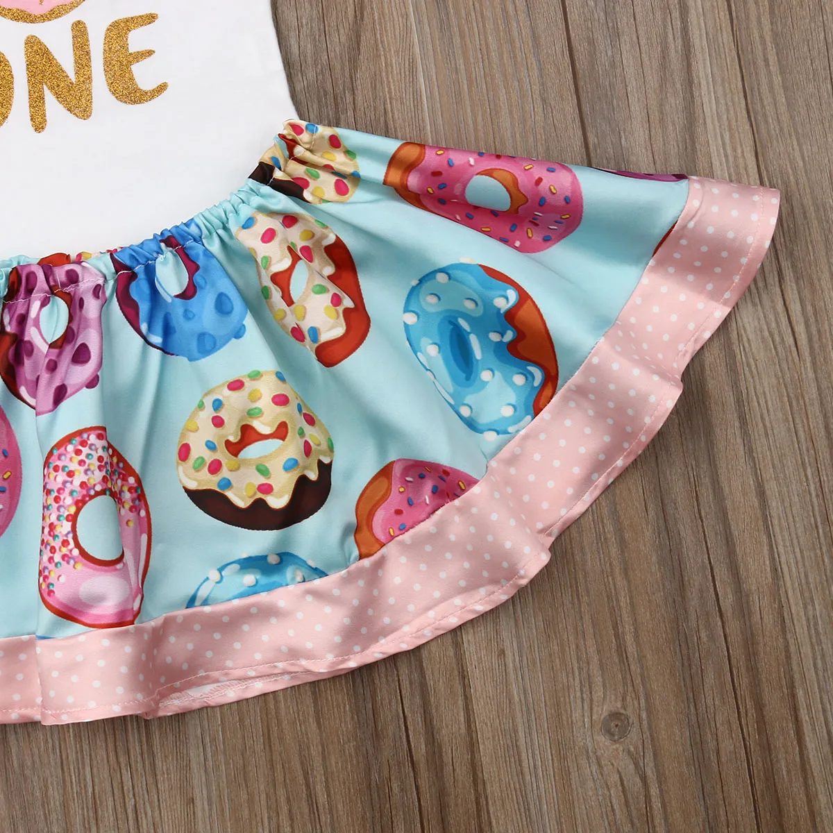 Комплект хлопковой одежды из 2 предметов для новорожденных девочек боди топ +