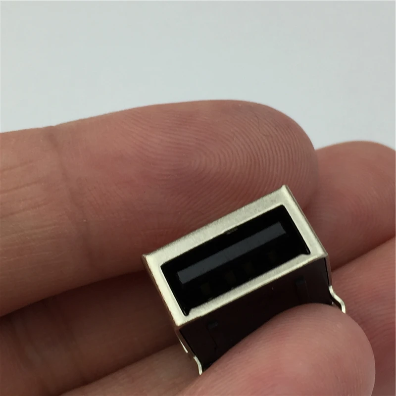 5 шт. G57 USB 3. 0 4 контактный гнездовой разъем типа А черный задний 90 градусов