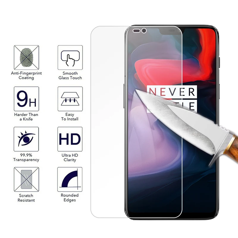 Высококачественное HD прозрачное закаленное стекло для OnePlus 6T 7 3T Защитная пленка