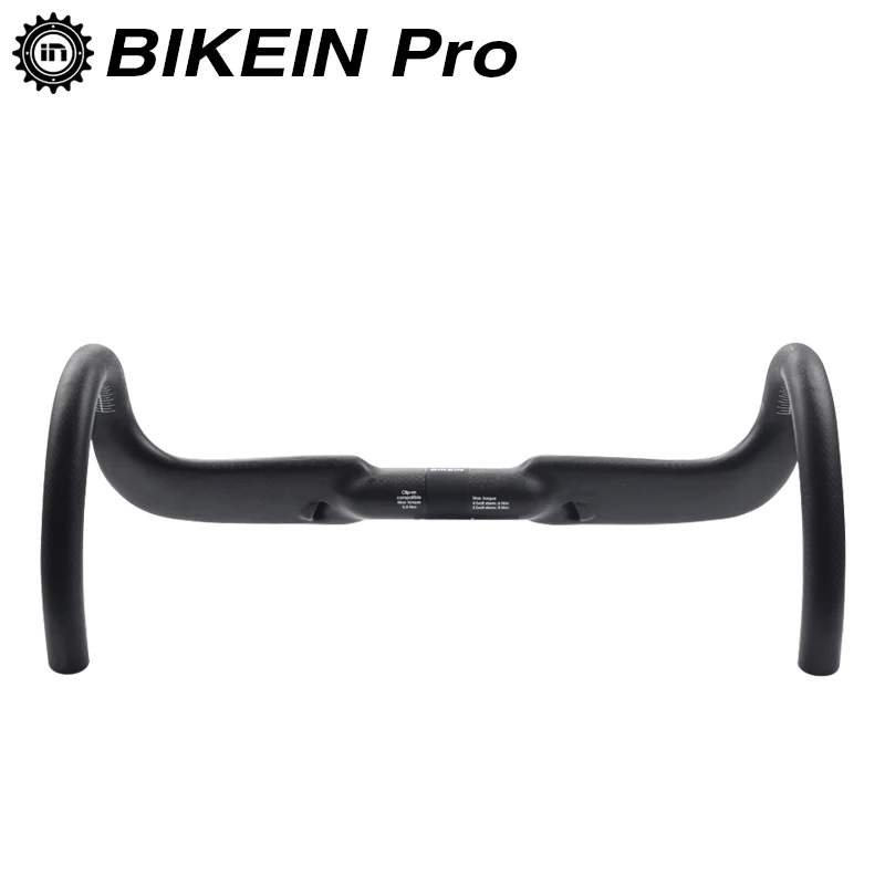 BIKEIN Lite 3k карбоновый аэродинамический руль для дорожного велосипеда 400/420/440 мм