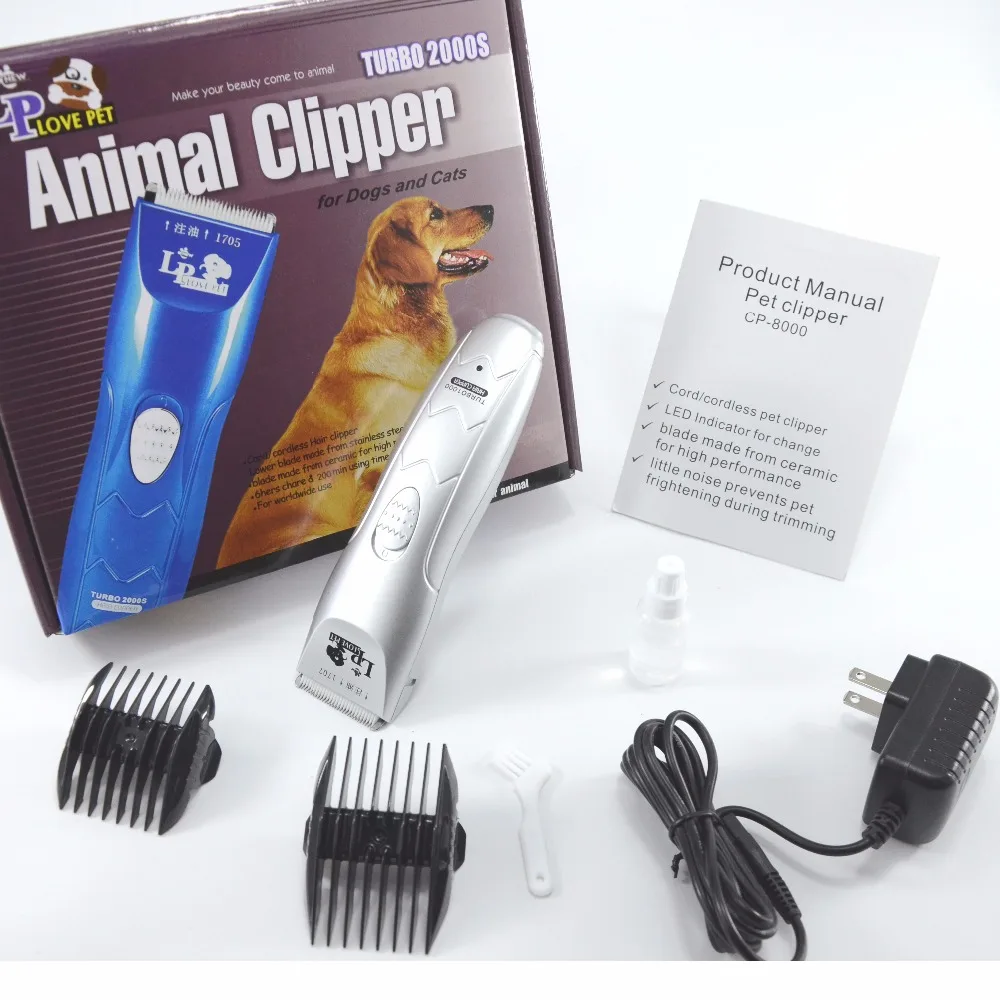 Профессиональный перезаряжаемый триммер для собак машинка стрижки домашних