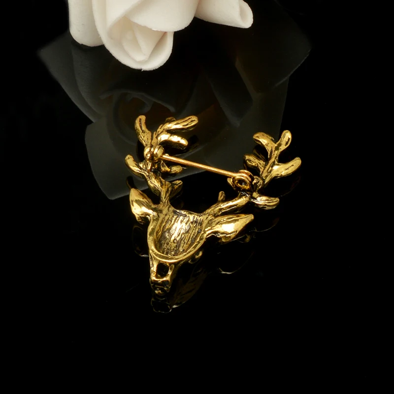 MZC новинка дизайнерская Золотая бриллиантовая брошь для женщин и мужчин в