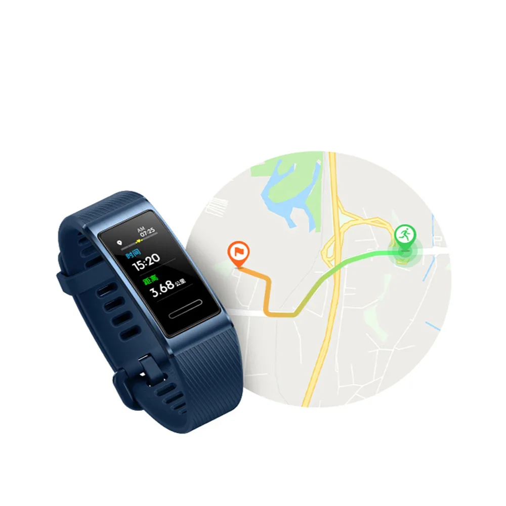 Смарт браслет с Bluetooth 4 2 для HUAWEI Band 3 /Band Pro цветной сенсорный Amoled дисплей