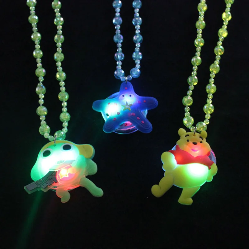 Детские игрушки аксессуары распродажа как горячие торты светящееся ожерелье
