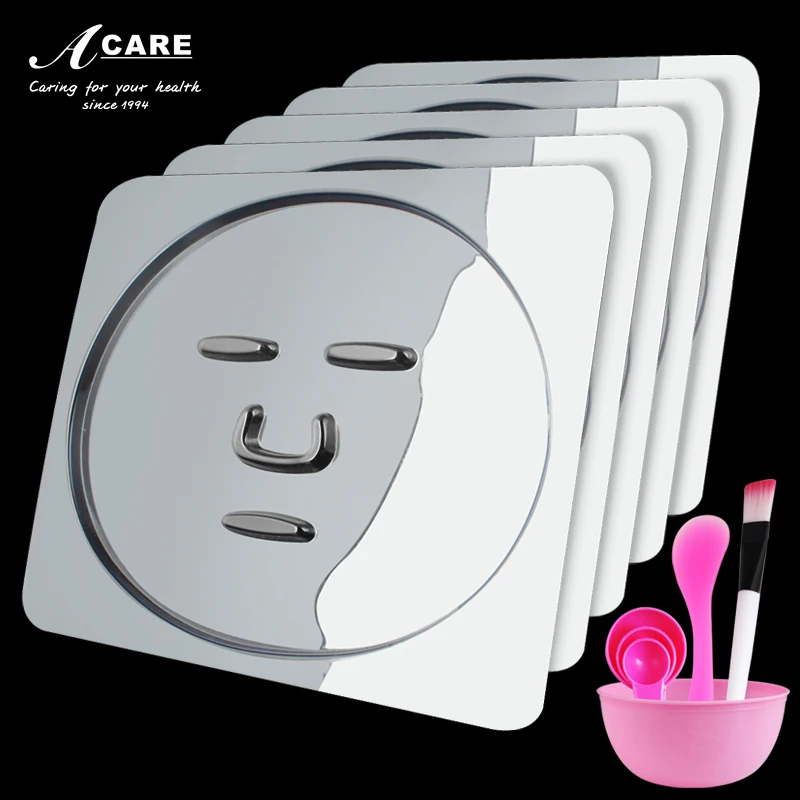 Силиконовая Прозрачная форма для маски лица Acare сделай сам из ПВХ растительные