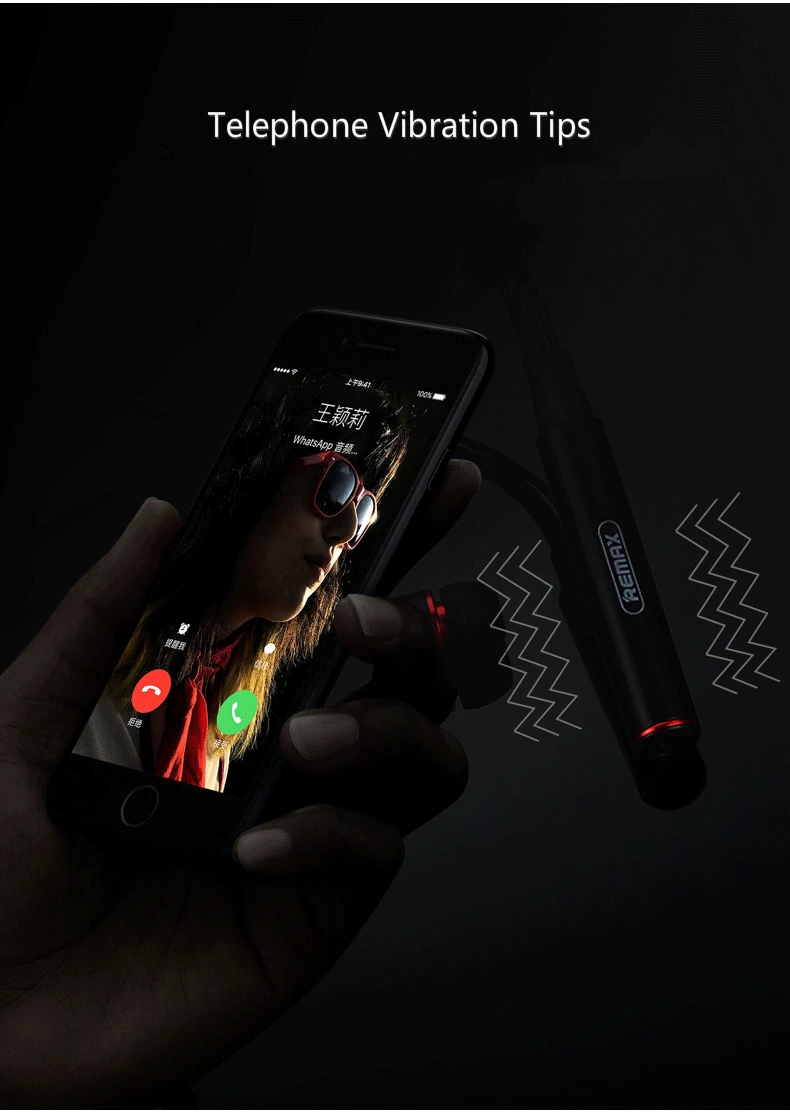 Remax беспроводные стерео спортивные шейные Bluetooth Музыкальные наушники HD Mic мульти соединения для iphone xiaomi RB-S6+ розничная посылка