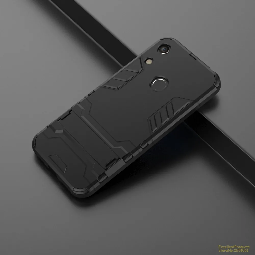 Для huawei Honor 8A Чехол Мягкий силикон и жесткий пластик двойная степень защиты