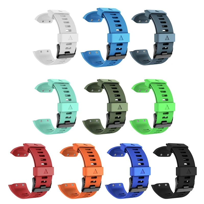 Спортивный силиконовый сменный Браслет для Garmin Forerunner 35 ремешок с черной пряжкой |