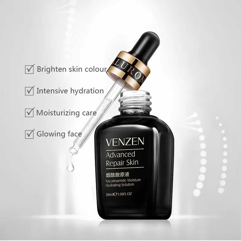 Средство для ухода за лицом VENZEN Niacinamide увлажняющий антивозрастной раствор
